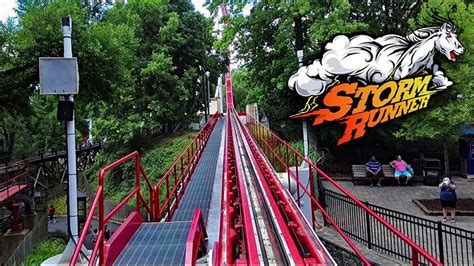 Storm Runner Hd Front Seat On Ride Pov And Review Launched Intamin