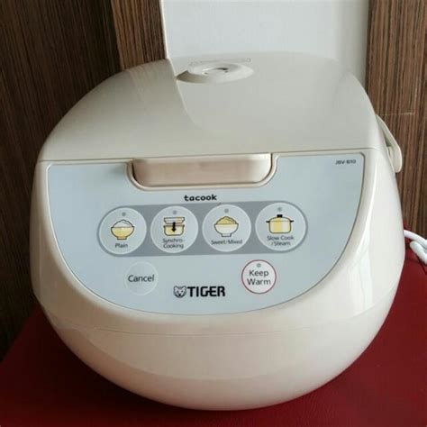 Tiger Tacook Rice Cooker JBV B10 TV Home Appliances Kitchen