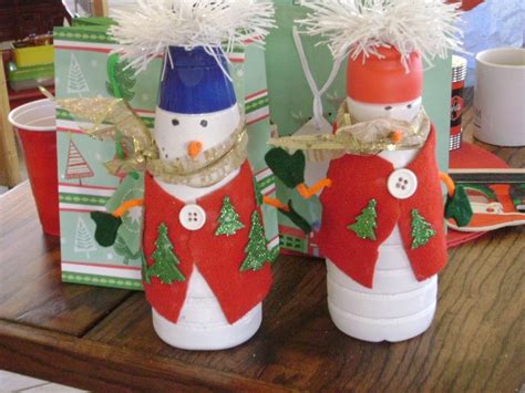 My Grandchildren And I Made These Snowmen From 32 Oz Coffee Creamer