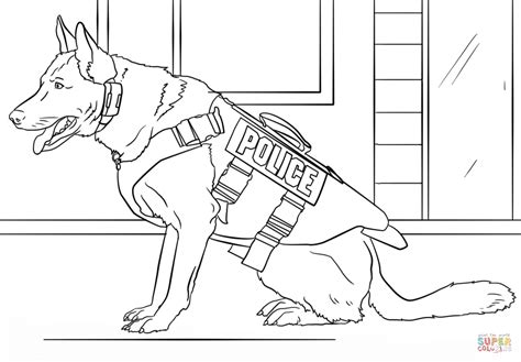 I have created a new eight drawing ipad game where you can colour in the images using a ipad / tablet or computer. malowanki pies | K-9 Police Dog coloring page | Free Printable Coloring Pages | Grafika, Free