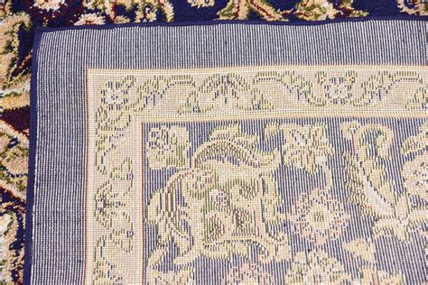 Navy Blue 9 X 12 Isfahan Design Rug Esalerugs