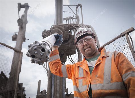 Drilling Rig Worker Stock Image F0093248 Science Photo Library