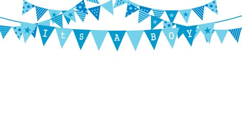 Its A Boy Banner Clipart