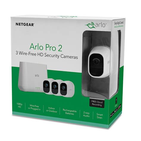 Arlo Pro 2 3 Wire Free Camera 1080p Hd Smart Security System