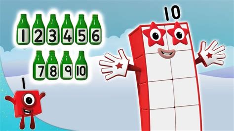 Numberblocks Ten Green Bottles Learn To Count Learning Blocks In