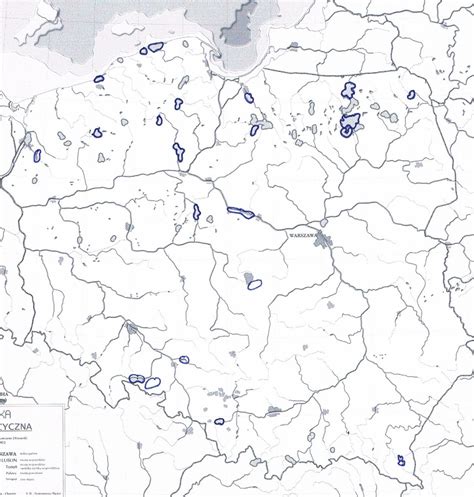 Jeziora Polski Mapa Konturowa Dla Klasy Rysunek Z Opisami The Best
