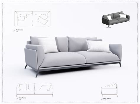 Sofa Revit High Quality 3d Models Modern Cgtrader