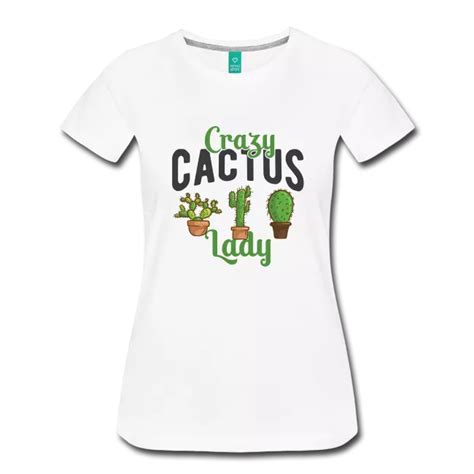 kc happy shop all cactus t crazy cactus lady women s premium t shirt happy shopping