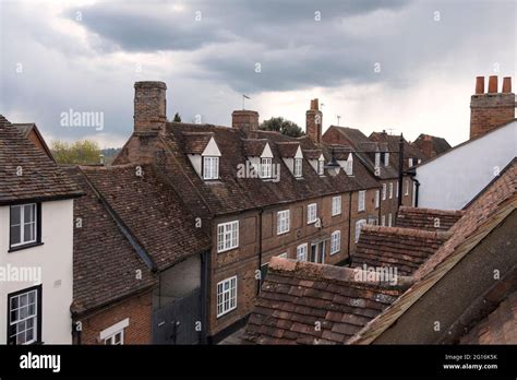 Roof Top Of English Homes Stock Photo Alamy