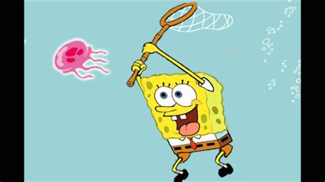 Spongebob Catching A Jellyfish Youtube
