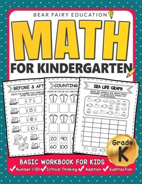 Math for Kindergarten : Basic Workbook for Kids — Deals from SaveaLoonie!