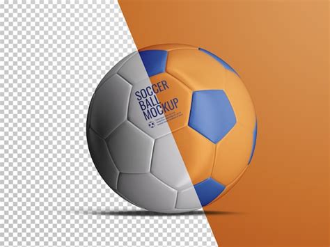 Premium PSD Realistic Mockup Of Isolated Soccer Football Ball