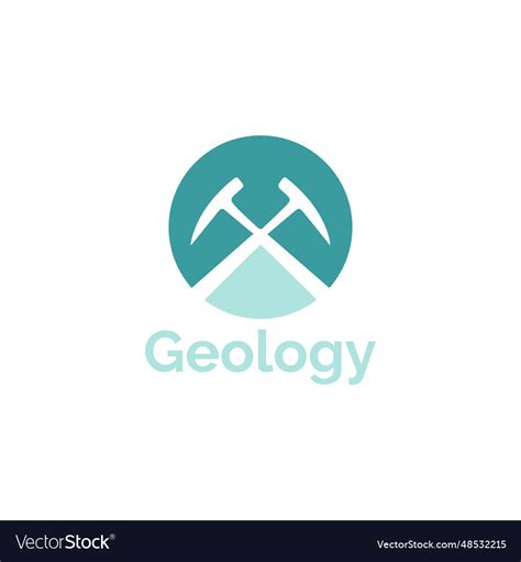 Geology Logo Royalty Free Vector Image Vectorstock