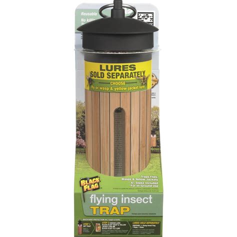 Black Flag Disposable Flying Insect Trap At