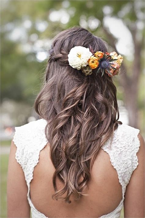 Ever wondered how to achieve the braided hair flower style? Braided Wedding Hairstyles With Flowers
