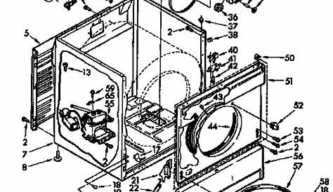 SEARS Kenmore Gas Dryer Parts | Model 11077570110 | Sears PartsDirect
