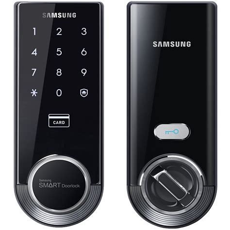 Samsung Shs 3321 Digital Door Lock Black Keyless Electronic Deadbolt