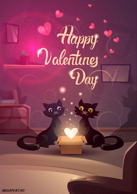 Valentine Cats (animated eCard) - Megaport Media