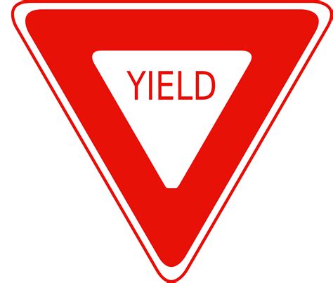 roadsigns traffic yield free vector graphic on pixabay