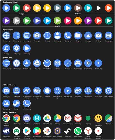 Circular Flat Android Icon Pack By Metal Txus On Deviantart