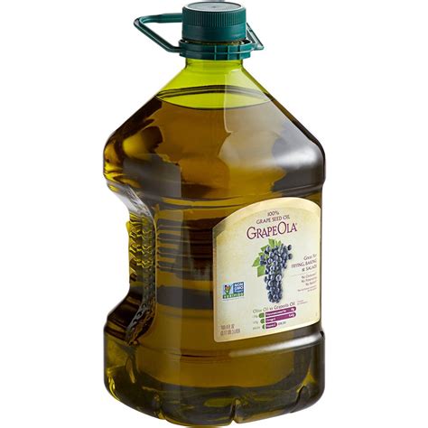 Grapeseed oil promotes healthy hair growth and acts as a natural dandruff treatment. Grapeola 100% Grape Seed Oil - 3 Liter