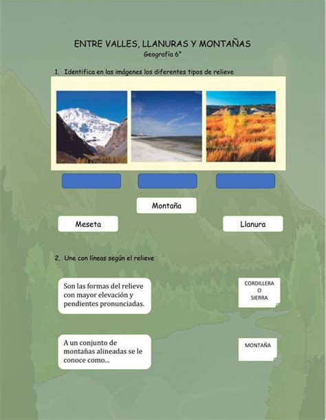 The Spanish Language Is Used To Describe Mountains
