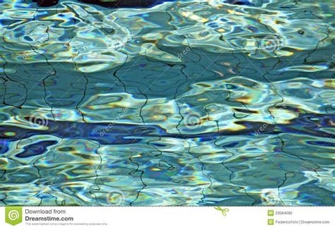 Light Reflections In Bright Water Stock Photo Image