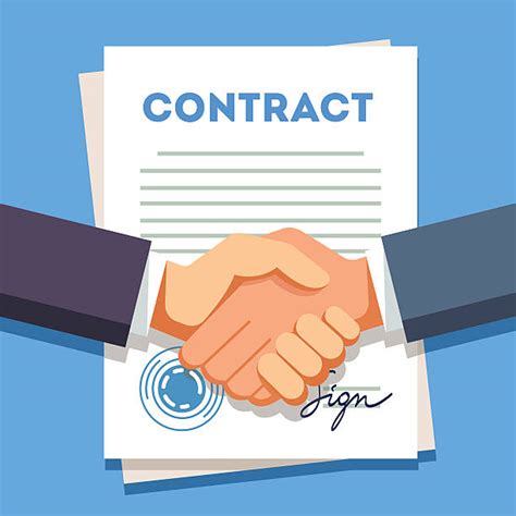 Royalty Free Contract Clip Art Vector Images And Illustrations Istock