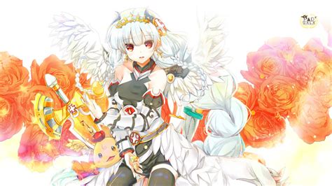 Valkyrie And Light Valkyrie Puzzle And Dragons Drawn By Hecomama