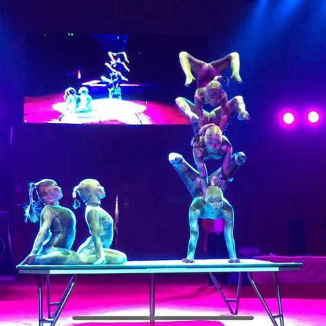 Contortion Center Of Mongolian Circus Production