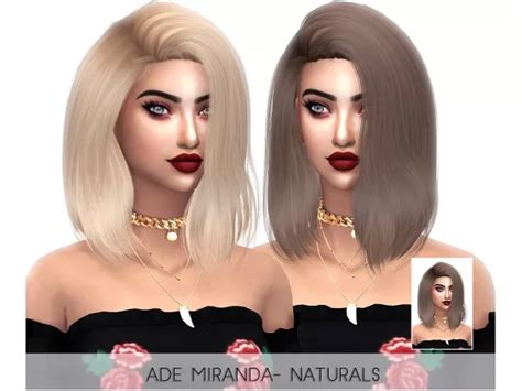 Miranda Hair Naturals The Sims 4 Download Simsdomination Sims