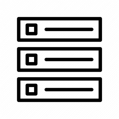 Database Datacenter Mainframe Server Storage Icon Download On