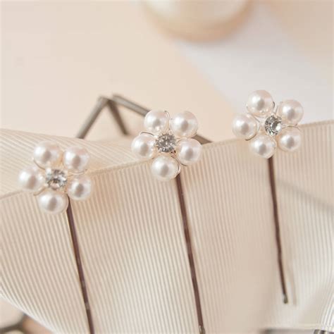 Set Of Three Flower Bobby Pins By A Beautiful Storm
