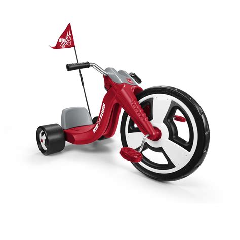 Radio Flyer Big Sport Chopper Tricycle 16 Inch Front Wheel Red