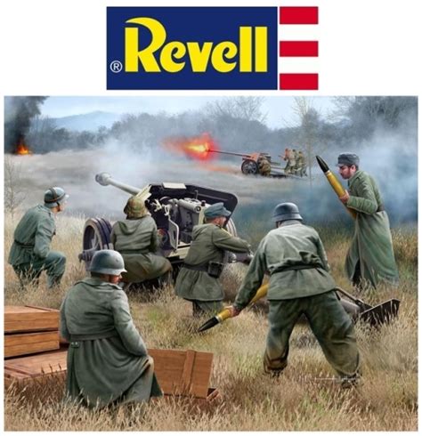 Revell 02531 German 75cm Pak 40 And Soldiers 172 Scale Kit Jacksons