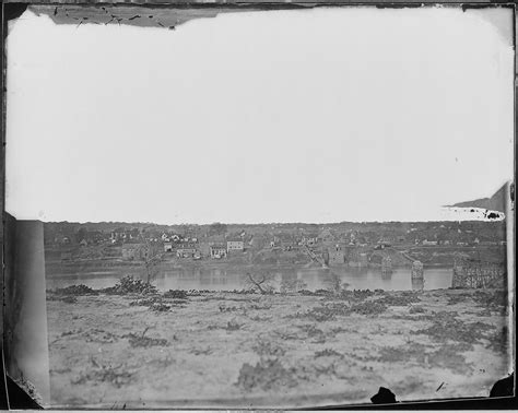 1860s Damaged Bridge Fredericksburg Va Fredericksburg Destruction