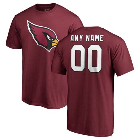 Mens Arizona Cardinals Nfl Pro Line Cardinal Any Name And Number Logo