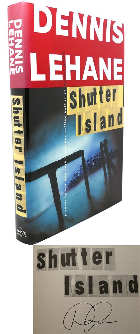 Shutter Island Signed 1st Dennis Lehane First Edition First Printing