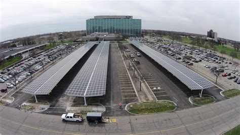 Ford Hq Solar Parking Canopies American Galvanizers Association