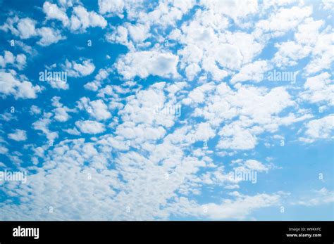 Blue Dramatic Sky Background White Dramatic Colorful Clouds Lit By
