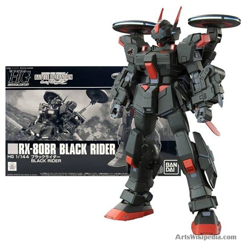 Bandai Genuine Gundam Model Kit Anime Figure Hguc Rx 80br Black Rider