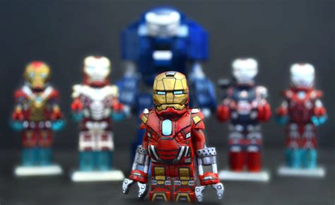 Lego Iron Man 3 Mark 35 Red Snapper Suit After Almost A Flickr