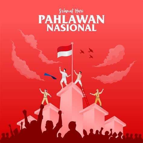 Selamat Hari Pahlawan Nasional Translation Happy Indonesian National