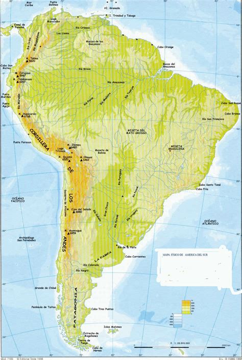 Rios De America Del Sur Mapa
