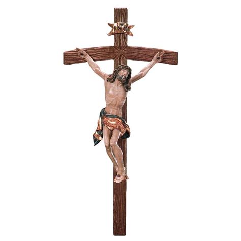 Crucifijos Con Cuerpo Talla De Madera 1