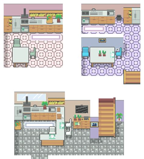 Kitchen And More Rpg Tileset 16x16 By Limezu