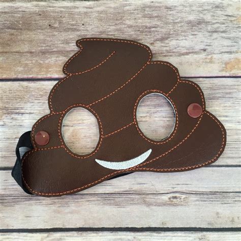 Quality Poop Emoji Mask For Children And Adults Halloween Etsy