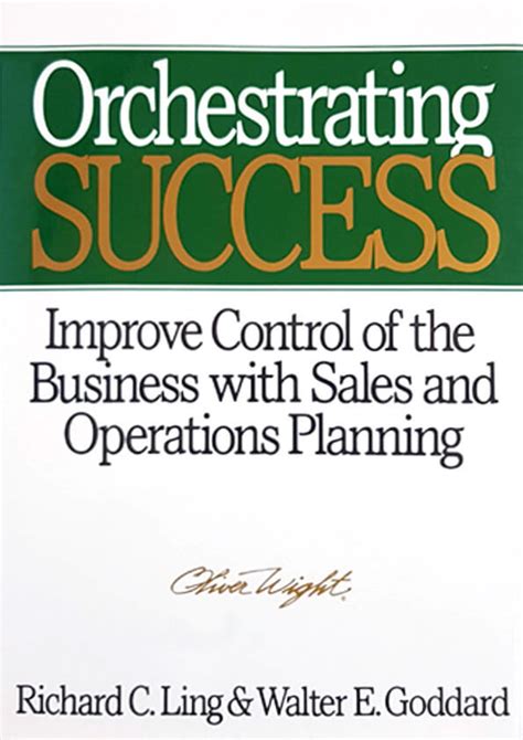 Integrated Business Planning Oliver Wight Businesss Transformation