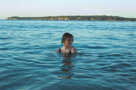 Free Images Sea Water Ocean Horizon Girl Woman Lake Vacation