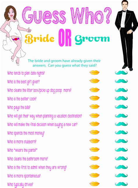 Spectacular Funny Bridal Shower Game Ideas